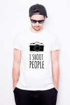 T-shirt męski - I SHOOT PEOPLE - ALLBAG Wadowice