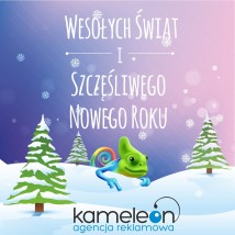 Kartki Świąteczne z logo - Agencja Reklamowa KAMELEON Małgorzata Frydryszewska Włocławek