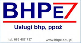 Obsługa firm i instytucji w zakresie BHP - BHPe Andrzej Kiełkowski Włocławek