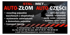 Skup i sprzedaż samochodów używanych - STAL-MET s.c. Wręczyca Wielka