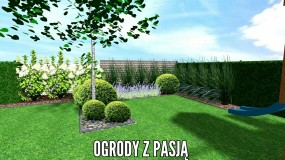 Projektowanie Ogrodów nawierzchni wizualizacje 3D - OGRODY Z PASJĄ - Usługi ogrodnicze Morawica