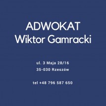 Adwokat - Kancelaria Adwokacka Adwokat Wiktor Gamracki Rzeszów