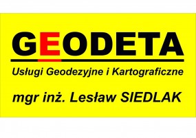 Usługi geodezyjne -  GEODETA  mgr inż. Lesław Siedlak Panki