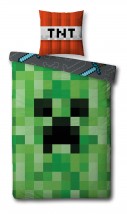 Pościel Minecraft 140x200 cm - GATITO Sp. Z O.O Sp.K. Dystrybutor artykułów i odzieży licencyjnej dla dzieci Jaworzno