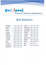 Baseny Kąpielowe Poliestrowe - EUROPOOL - Producent Basenów Kąpielowych Mogilno