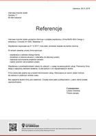 Referencja od firmy Intercasa importer płytek