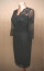 Mała czarna elegancka sukienka koktajlowa z długim rękawem Złotoryja - eleganckakobieta.pl