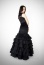 Długa czarna suknia balowa w hiszpańskim stylu Złotoryja - eleganckakobieta.pl