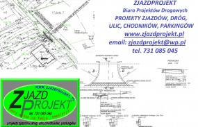 Projekt zjazdu indywidualnego z drogi - ZJAZDPROJEKT Biuro Projektów Drogowych Wieliczka