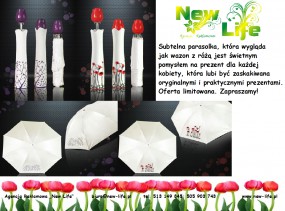 parasolka w wazonie - Agencja Reklamowa  New Life  Olsztyn