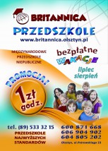 Nauka języka angielskiego w przedszkolu - Przedszkole Niepubliczne BRITANNICA Olsztyn