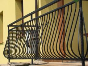 Balustrady balkonowe kute - Bosstal Kowalstwo Artystyczne Kęty