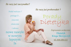 Poradnictwo dietetyczne, układanie jadłospisów - Kinga Skrzypczyk dietetyk Tomaszów Mazowiecki