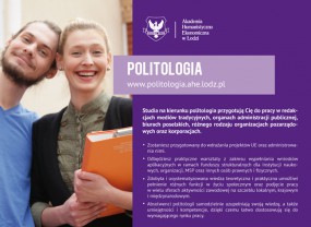 Politologia - Akademia Humanistyczno-Ekonomiczna w Łodzi Łódź