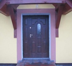 Drzwi drewniane zewnętrzne - Komfort - F.H.U. Okna i drzwi Drawsko Pomorskie