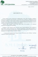Referencja od firmy Spółdzielnia Mieszkaniowa Ujeścisko