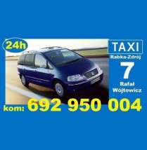 Usługi TAXI - 692 950 004 - Taxi Osobowe Rabka-Zdrój