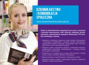 Dziennikarstwo i komunikacja społeczna - Akademia Humanistyczno-Ekonomiczna w Łodzi Łódź