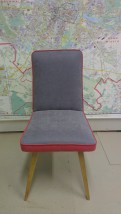 Krzesło tapicerowane  PRL  - Tapicerstwo Poznań