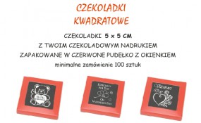 czekoladki z nadrukiem - Konkretna Agencja Reklamowa Wysokie Mazowieckie