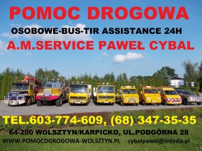 Pomoc Drogowa - A.M-SERVICE Wolsztyn