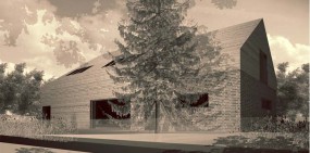 Projekt domu jednorodzinnego - Architekt, konstruktor -  Krzysztof Guliński Sosnowiec