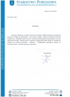 Referencja od firmy Starostwo Powiatowe w Kielcach