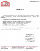 Referencja od firmy INBUD BIELSKO Sp. z o.o.