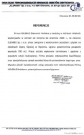 Referencja od firmy CLEAREX Sp. z o.o.