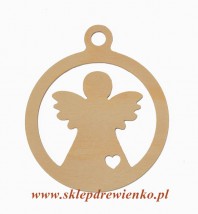 Bombka ażurowa Aniołek do decoupage - HEWAN DECOUPAGE Małgorzata Kania Kalisz