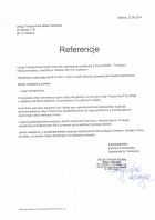 Referencja od firmy Usługi Transportowe Robert Alikowski