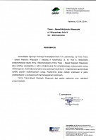 Referencja od firmy Górnośląska Agencja Promocji Przedsiębiorczości S.A.