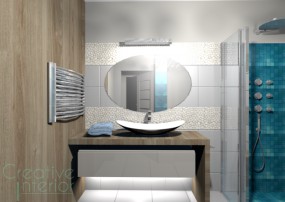 projektowanie łazienek - CREATIVE INTERIOR - Aranżacja wnętrz, projektowanie kuchni Sucha Beskidzka