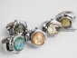 Zegarek w formie pierścionka z kolorowym oczkiem F04 - SKLEP KRATECZKA Łomianki