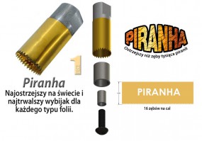 Wybijaki, wycinaki do folii Piranha - MANDO MACHINERY Sp. z o.o. Tychy