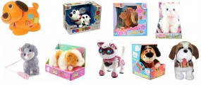 zwierzątka interaktywne, elektroniczne zwierzątka, piesek, kotek - Świat Zabawek Shop Wieliczka
