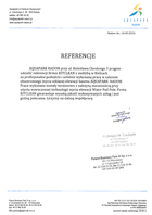 Referencja od firmy AquaPark Radom