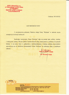 Referencja od firmy Hotel ECHO w Cedzynie