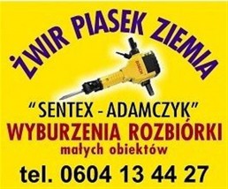 żwir sprzedaż żwiru żwirownia transport żwiru sprzedaż żwiru - Wyburzenia Rozbiórki Kruszywa Budowlane SENTEX Olsztyn
