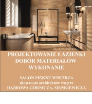 Remont - wykonanie łazienki - Salon Piękne Wnętrza Dąbrowa Górnicza