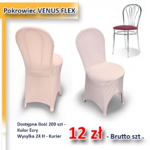 Pokrowce na krzesła WENUS - Rozciągliwe - Naciągane - pokrowiec.com Łomża