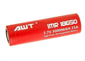 Akumulator AWT 18650 35A 3000mAh - APA LAB Miroslaw Fiłonowicz Białystok