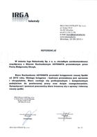 Referencja od firmy Irga balustrady