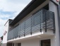 barierka balkonowa wykonana na bazie sztachet metalowych Gorlice - Firma Solmet