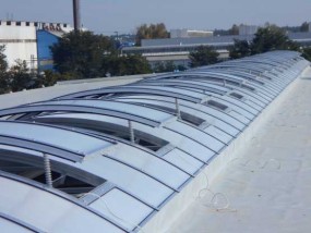 Świetliki Taśmowe - GULAJSKI - Produkcja: Świetliki dachowe, wyłazy dachowe, klapy dymowe Kopienice