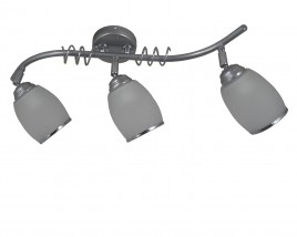 Lampa sufitowa srebrna - ŚWIETLIK Bydgoszcz