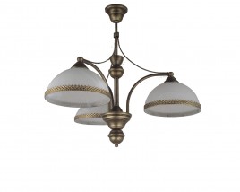 Lampa wisząca 3-ka czarno złota - ŚWIETLIK Bydgoszcz
