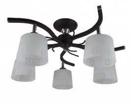 Lampa sufitowa 5-ka venge - ŚWIETLIK Bydgoszcz