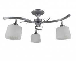 Lampa sufitowa 3-ka srebrna - ŚWIETLIK Bydgoszcz
