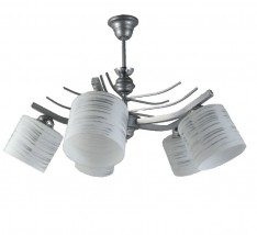 Lampa wisząca srebrna 5-tka - ŚWIETLIK Bydgoszcz